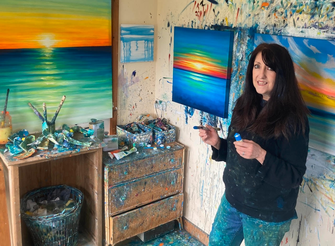Julia Everett Art – Abstract Seascape Paintings