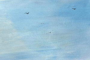 Sailing Silence – Original Acrylic Painting by Edelgard Schroer