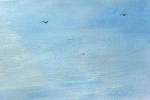 Sailing Silence – Original Acrylic Painting by Edelgard Schroer