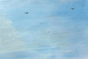 Sailing Silence – Original Acrylic Painting by Edelgard Schroer