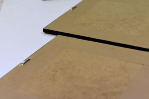 Wilderness – Original Abstract Triptych in Brown and Gold by Edelgard Schroer