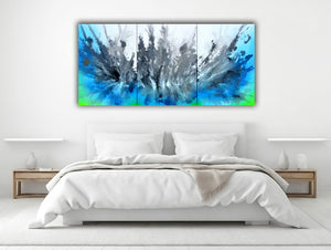 Astral Love 30 Large Textured Monochrome Abstract