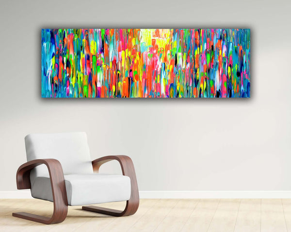 Gypsy Girl in Paris III Abstract Textured Art