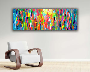 Gypsy Girl in Paris III Abstract Textured Art