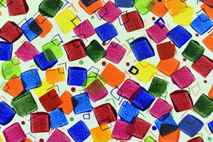 Dancing Pixels – Original Abstract Painting by Edelgard Schroer
