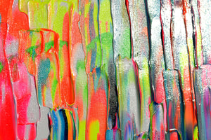 Gypsy Girl in Paris III Abstract Textured Art