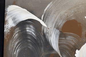Wilderness – Original Abstract Triptych in Brown and Gold by Edelgard Schroer
