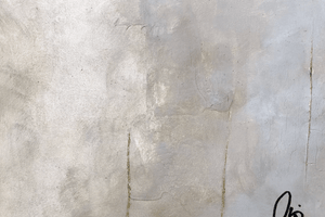 Golden Echoes – Original Textured Abstract Painting by Edelgard Schroer