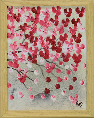 Spring Days in Japan – Original Acrylic Painting by Edelgard Schroer