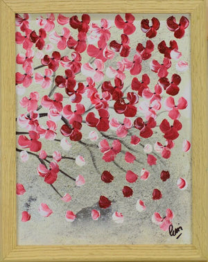 Spring Days in Japan – Original Acrylic Painting by Edelgard Schroer
