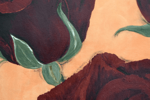 Crimson Grace – Original Acrylic Painting by Edelgard Schroer