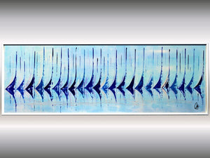 Ocean Harmony – Original Acrylic Painting by Edelgard Schroer