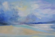 Fisherman’s Cove Original Atmospheric Seascape Painting