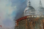The Grand Canal Venice Original Oil Painting by Lesley Blackburn