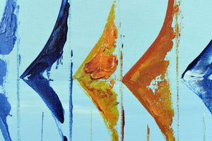 Sailing Symphony – Original Acrylic Painting by Edelgard Schroer