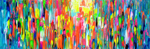 Gypsy Girl in Paris III Abstract Textured Art