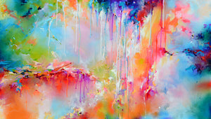 Fresh Moods 119 Summer Evening Mood Abstract Painting