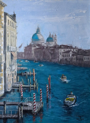 The Grand Canal from Ponte dell'Accademia: Santa Maria della Salute