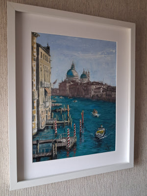 The Grand Canal from Ponte dell'Accademia: Santa Maria della Salute