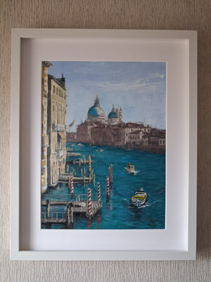 The Grand Canal from Ponte dell'Accademia: Santa Maria della Salute