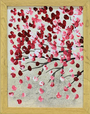 Spring Days in Japan – Original Acrylic Painting by Edelgard Schroer