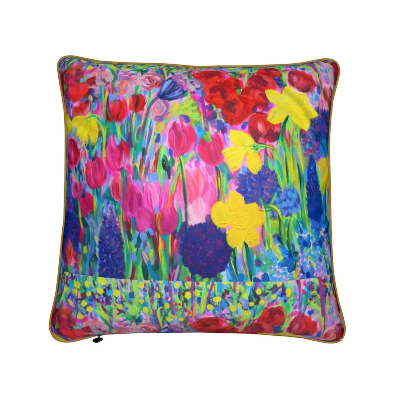 Tulips Cushion | Design by Lesley Blackburn