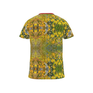 Cut And Sew All Over Print T Shirt
