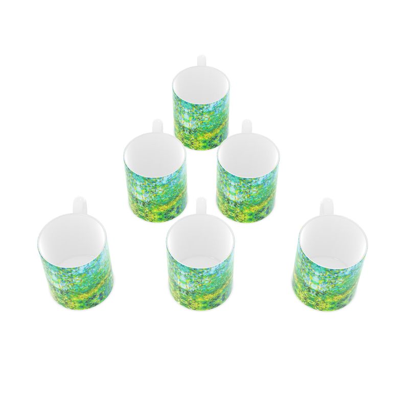 Bone China Mug 6 Pack with branding