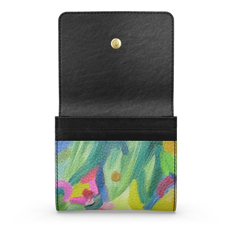 Small Leather Foldover Purse