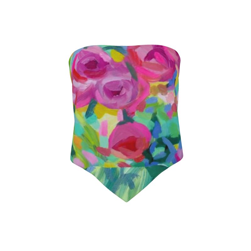 Bandana Top – Camellia Design by Lesley Blackburn