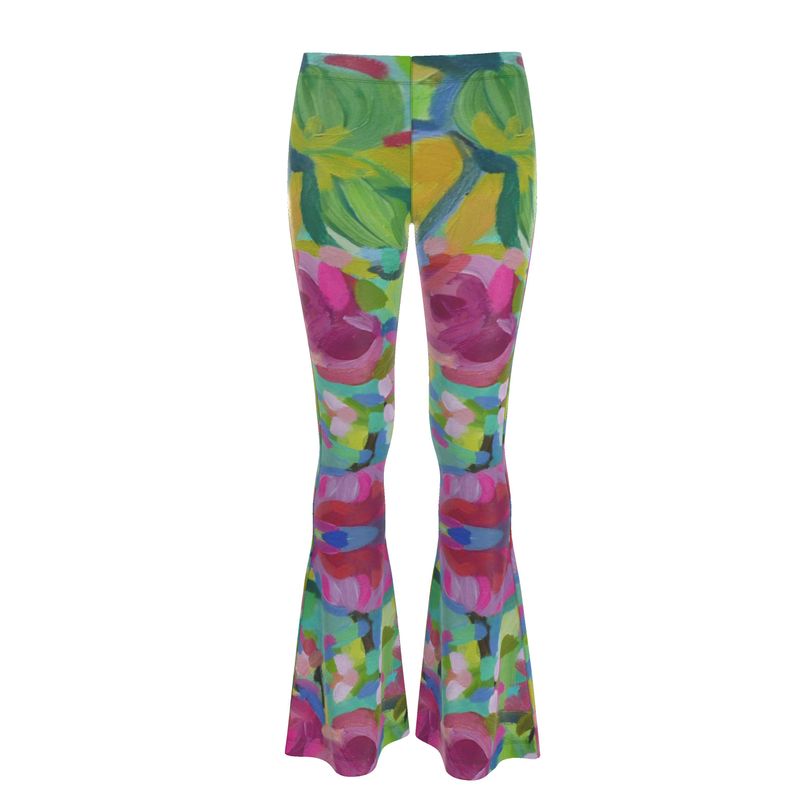 High Waisted Flared Leggings