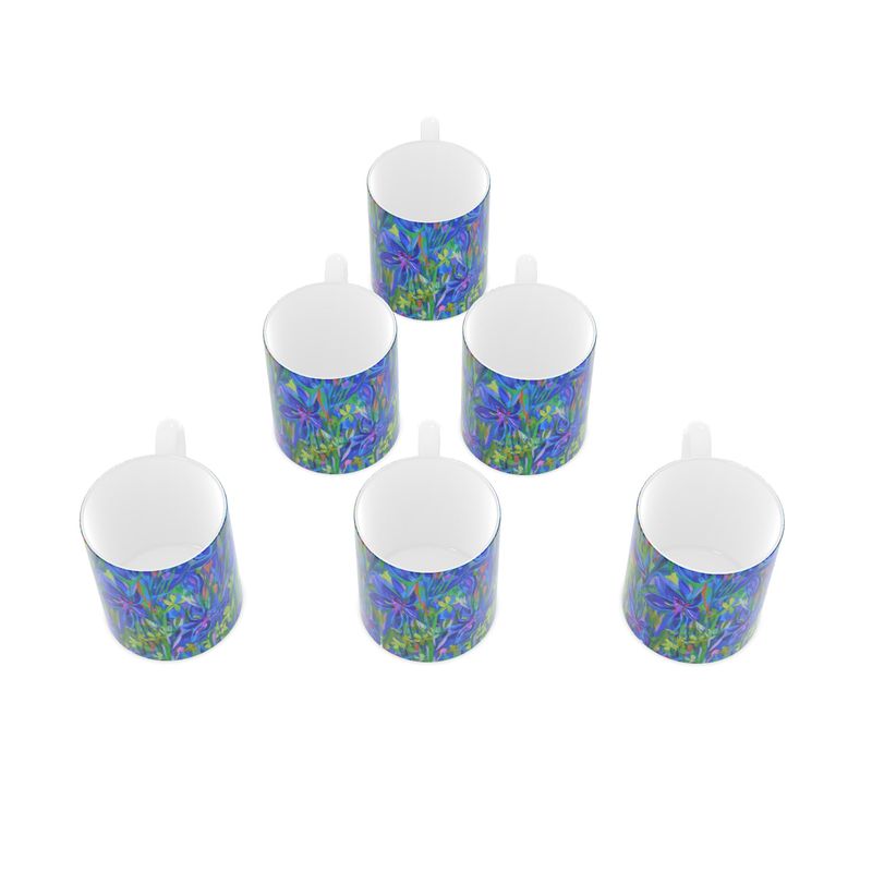 Bone China Mug 6 Pack with branding