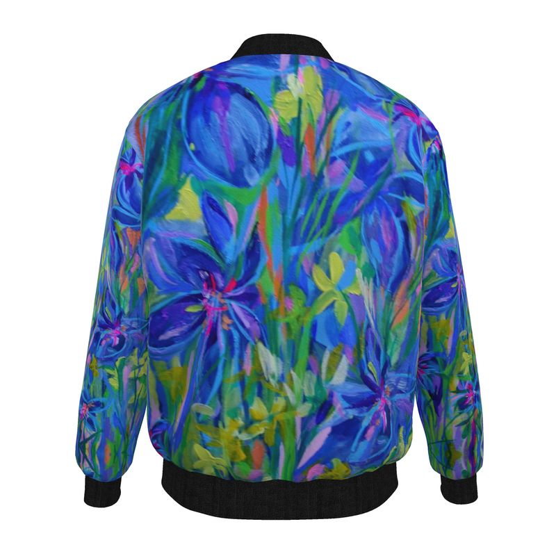 Mens Bomber Jacket | Iris | Design by Lesley Blackburn