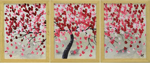 Spring Days in Japan – Original Acrylic Painting by Edelgard Schroer