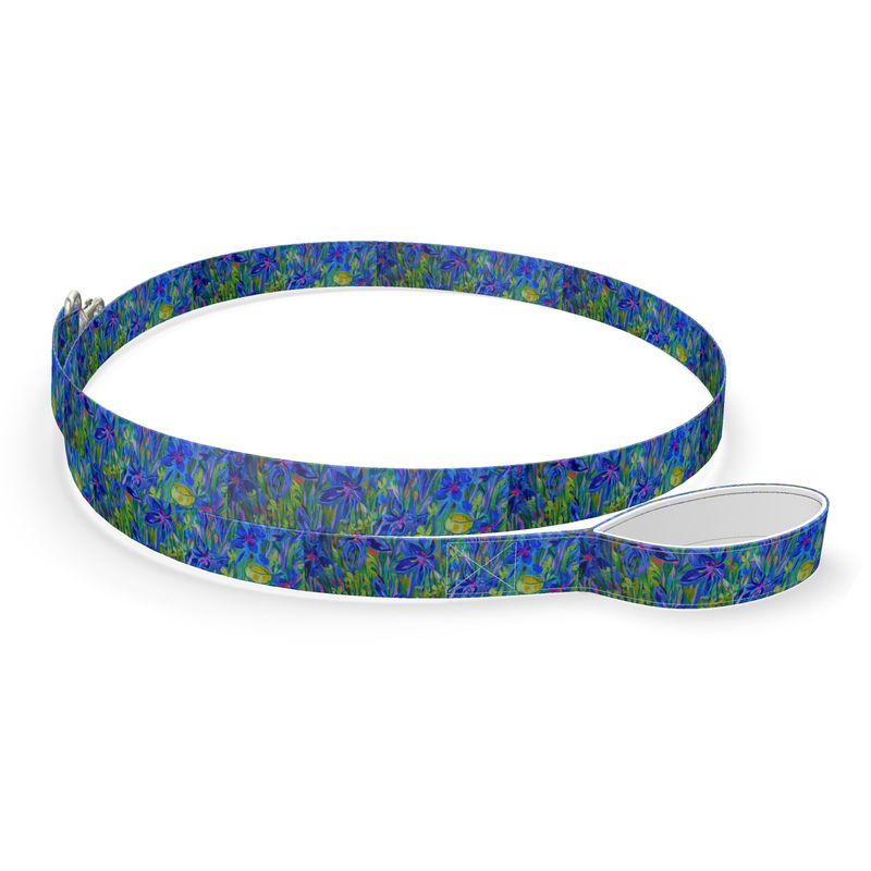 Dog Lead – Blue Iris Design by Lesley Blackburn