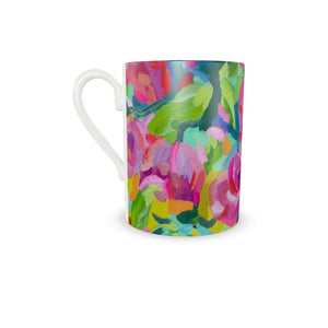 Bone China Cup & Saucer | Camellia Design by Lesley Blackburn