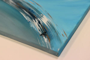 Ocean Loop – Original Acrylic Painting by Edelgard Schroer