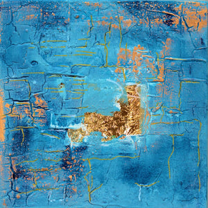 Traces of Gold – Original Acrylic Painting by Edelgard Schroer