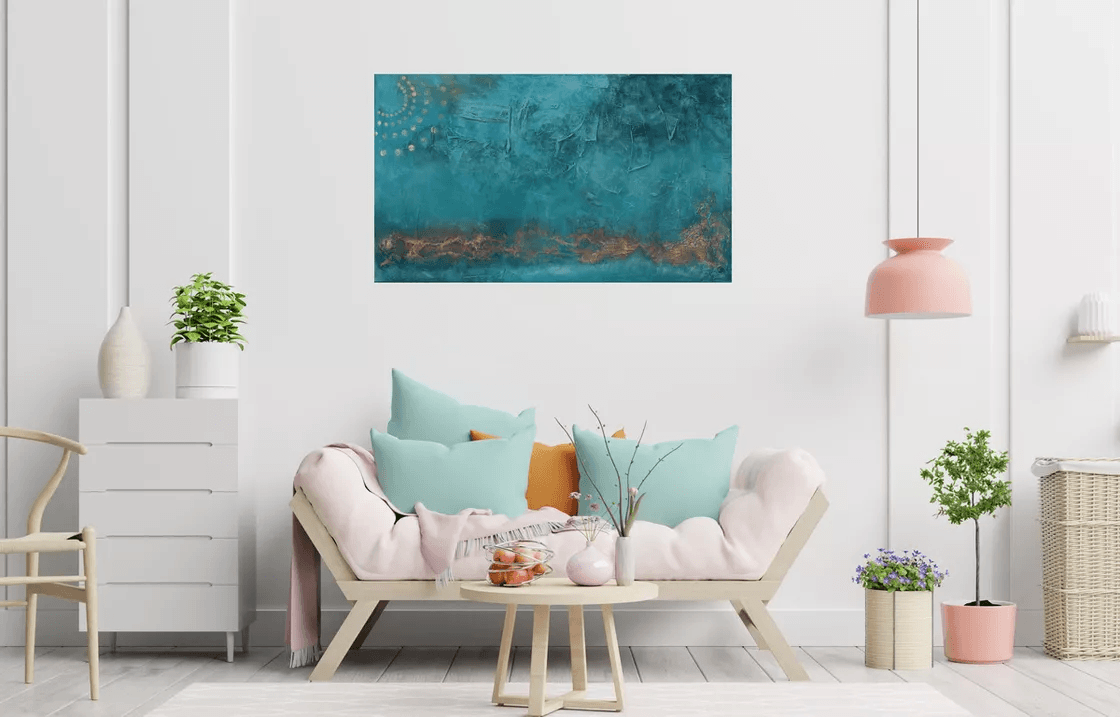 Sun Traces – Original Acrylic Painting by Edelgard Schroer