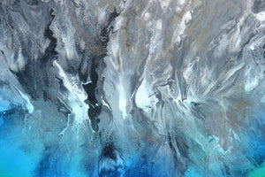 Astral Love 30 Large Textured Monochrome Abstract