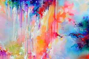 Fresh Moods 119 Summer Evening Mood Abstract Painting