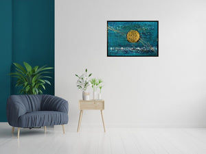 Solar Gold – Original Abstract Painting by Edelgard Schroer