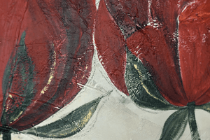 Abstract Roses – Original Floral Painting by Edelgard Schroer