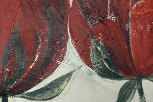 Abstract Roses – Original Floral Painting by Edelgard Schroer