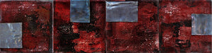 Metallic Echoes – Original Acrylic Painting by Edelgard Schroer