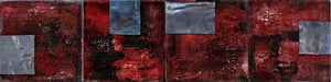 Metallic Echoes – Original Acrylic Painting by Edelgard Schroer