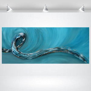 Ocean Loop – Original Acrylic Painting by Edelgard Schroer