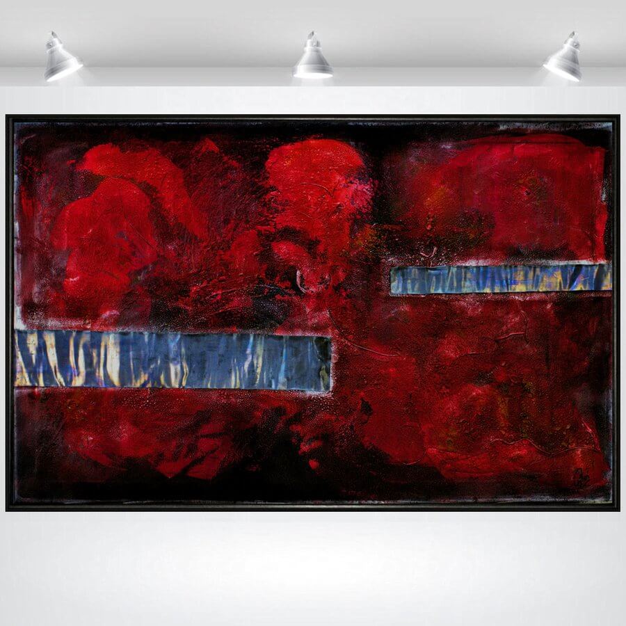 Lead Silence – Original Acrylic Painting by Edelgard Schroer