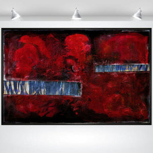 Lead Silence – Original Acrylic Painting by Edelgard Schroer