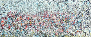 Wild Poppy Meadow Original Painting by Lesley Blackburn